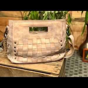 Bed Stu Orchid Satchel in Light Grey Driftwood